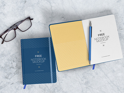 Free Notebook Mockup