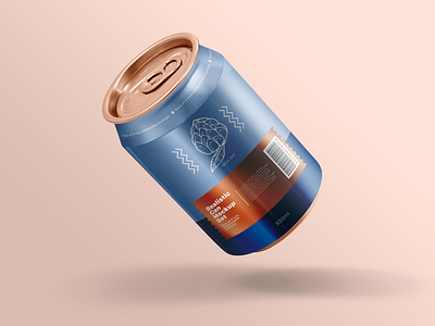 Realistic Can Mockups Set beverage branding can can packaging design mockup packaging realistic soda can