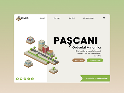 Pascani - UI/UX Landingpage app branding design icon illustration logo typography ui ux vector