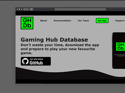 Gaming Hub Database - UI/UX + Fullstack and Mobile App Project