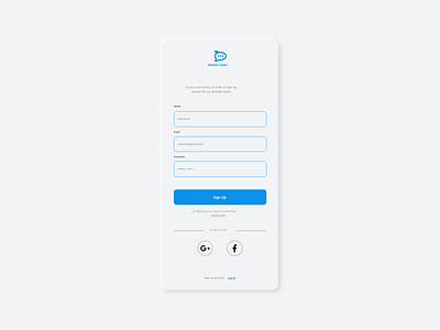 Daily Ui #001 - Sign Up