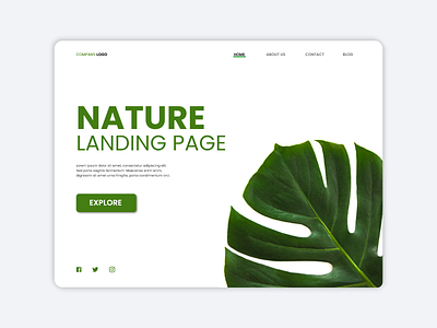 Daily Ui #003 - Landing Page