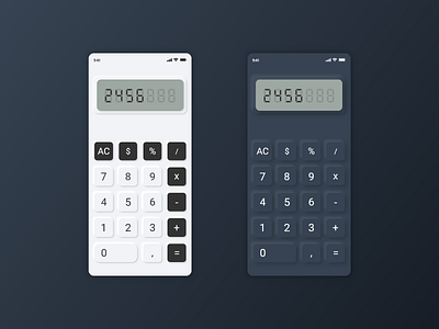 Daily Ui #004 - Calculator