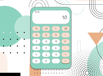 Daily UI #4 Funny Calculator dailyui design web webdesign