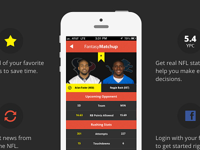 Fantasy Matchup in the App Store! app app store fantasy football launch