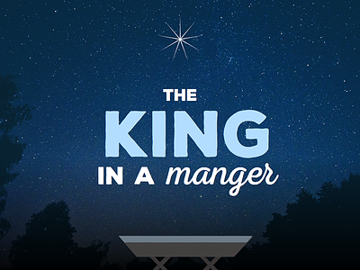 The King in a Manger