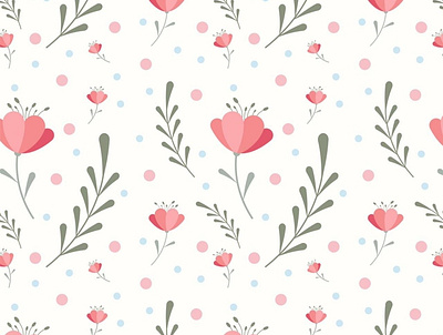 Floral pattern art flower illustraion illustration illustrator pink vector vector illustration vectorart