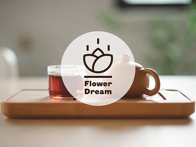 Flower Dream branding design flower flower logo icon logo logo design logodesign logotype tea tea logo typography vector