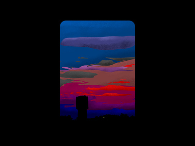 sunset art artist digitalart illustrator landscape nature sunrise sunset