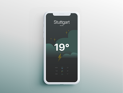 weather inspo app concept design temperature typography ui ux weather