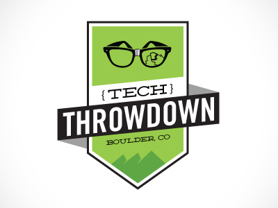 Tech Throwdown boulder deming glasses logo nerd tech