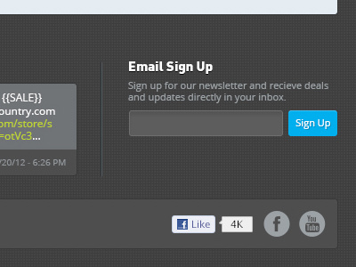 Email Sign Up