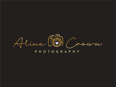 Photography signature logo app branding camera coustom logo design flat handwritten illustration modern photography logo signature signature logo typography vector watermark