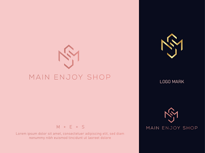MES initial luxury cosmetics logo