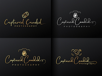 Luxury photography signature logo past work sample