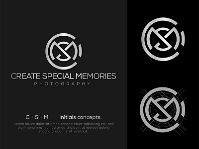 C S M luxury photography logo