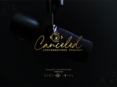 Podcast logo design project for canceled conversations podcast