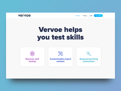 Vervoe's Feature Page