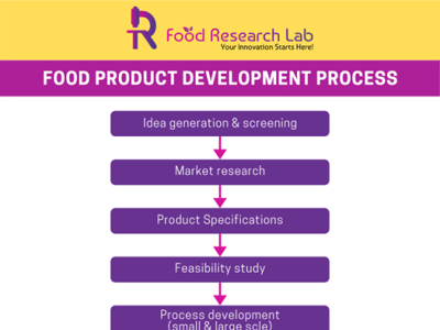 food product development research title examples