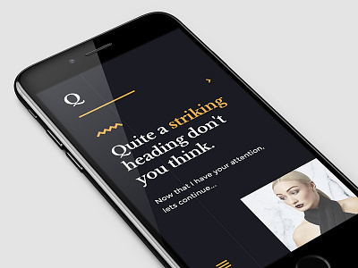 Mobile Landing Page