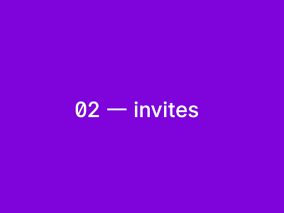 Dribbble Invites