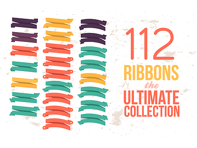 112 Ribbons Psd files