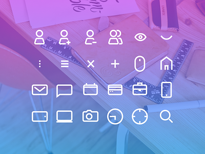 24 Icon Set calendar chat icon design icons mail material design freebie ui design user user interface