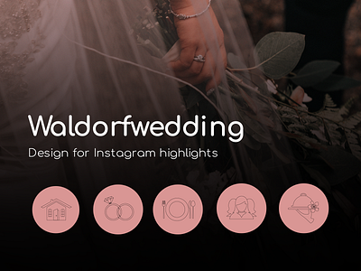 Waldorfwedding artwork branding design graphicdesign icon illustration illustration art social media vector web
