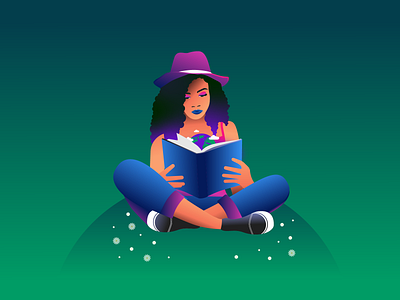 Girl with a book