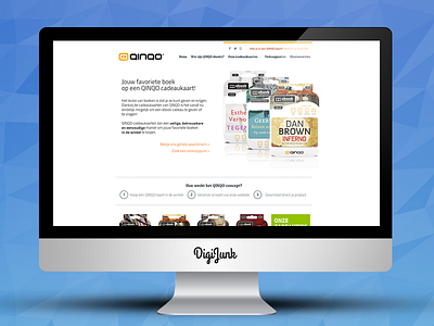 QINQO Website button clean design interface responsive search ui user experience user interface ux web web design