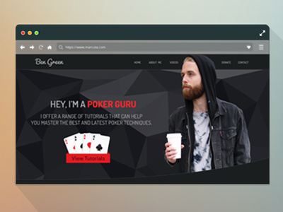 Poker Page cards dark poker poker page poker website profile red tournament