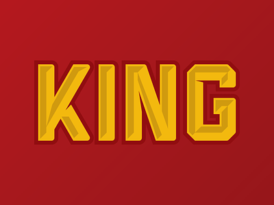 King Type bevel chisel king red type yellow
