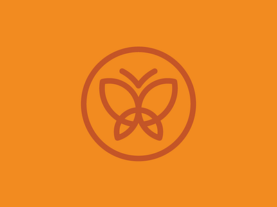 Peyton's Promise mark badge butterfly circles lines logo