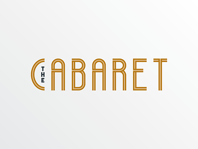The Cabaret cabaret indianapolis logo type