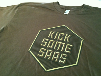 Kick Some SaaS t-shirt by Brian K Gray on Dribbble