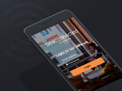 Beaconnected - Beacon Technology App Community Concept app community concept conceptual connectivity idea interaction mobile network phone ui user interface design