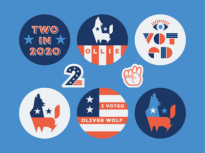 Birthday Package: Part Two 2020 american americana candidate election flag hands patriotic peace political politics president presidential vote wolf wolves