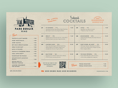 PB Drink Menus by Val Waters for 48 Savvy Sailors on Dribbble