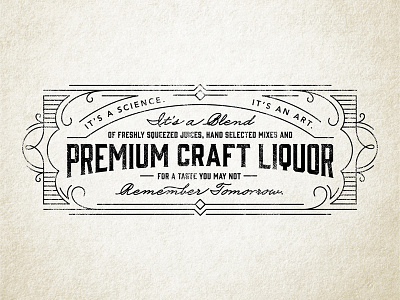 Crafted Cocktail Menu Detail crafted craftedorlando custom lettering custom type lettering orlando restaurant typography