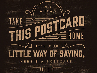 Crafted Postcard Design / Detail