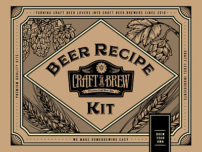 Beer Recipe Packaging Design