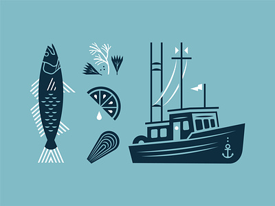 Seafood: Illustration Pack