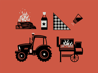 southern bbq clipart template