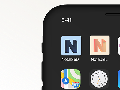 App Icon Design Notable #DailyUI