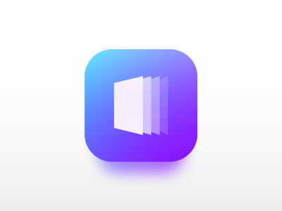 Submix - Abstract management app abstract management app icon flat fold gradient paper paper submission