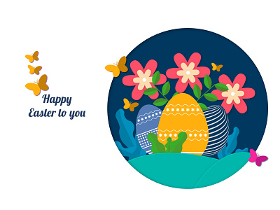 Easter Background designs, themes, templates and downloadable graphic  elements on Dribbble