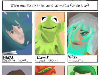 6 fanart challenge