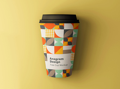 Free Paper Cup Mockup anagramdesign coffee coffee cup coffee shop free mockup free paper cup mockup free template freebie freebies mockup paper cup starbuck