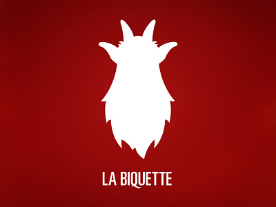 La Biquette branding goat identity logo red typography