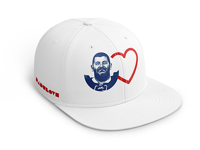 Cap - Radulove cap gohabsgo hat heart hockey hug radulov typography white